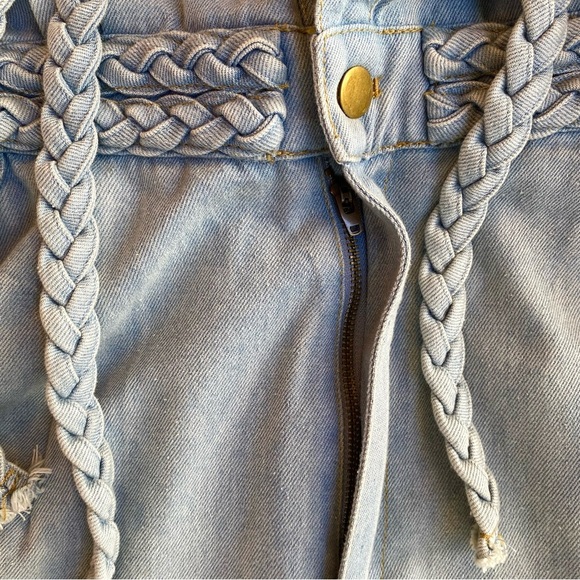 ELLIATT Country Braided Denim Jumpsuit, Size XL, NWT - Picture 5 of 10
